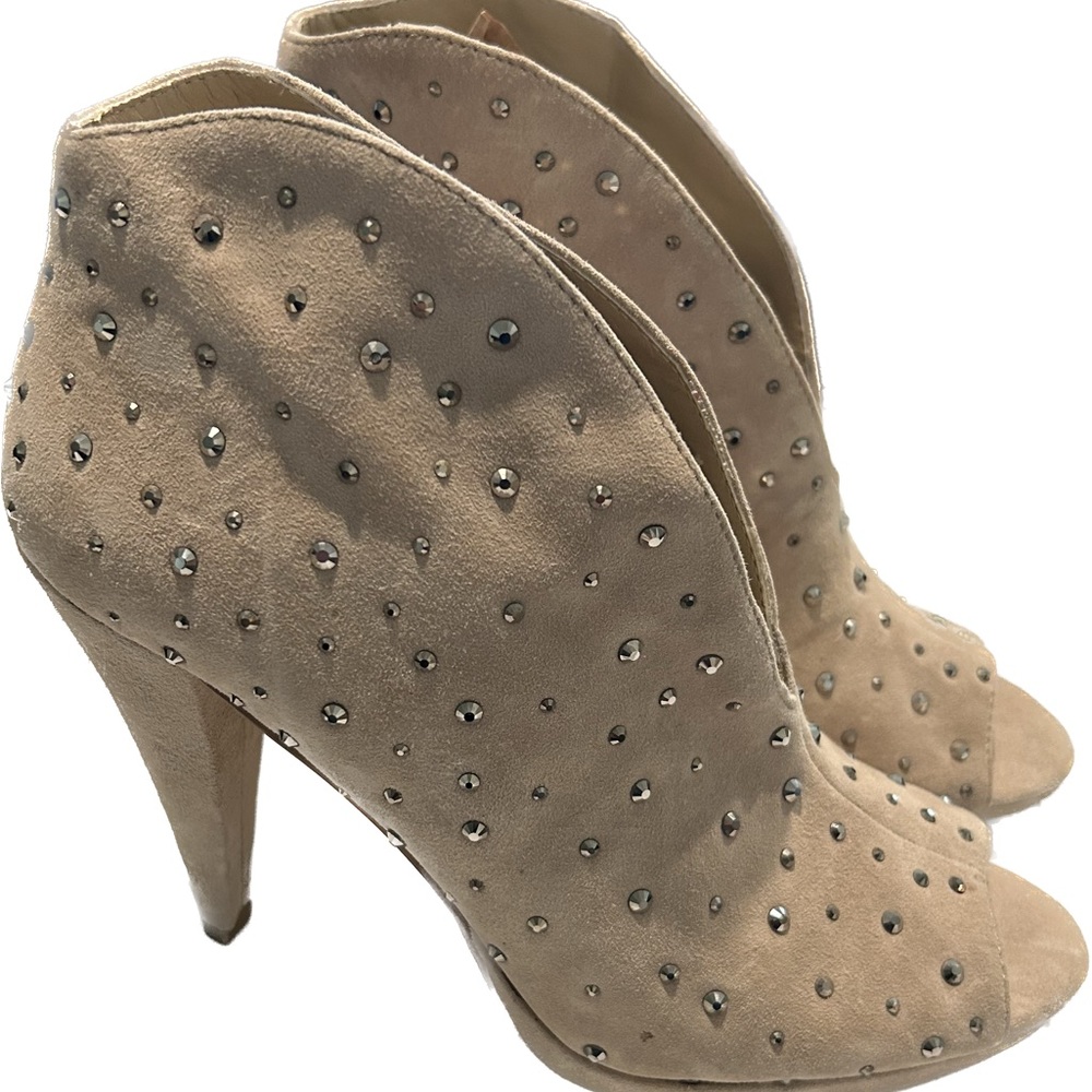 🎯INC. Suede Peep toe Pumps